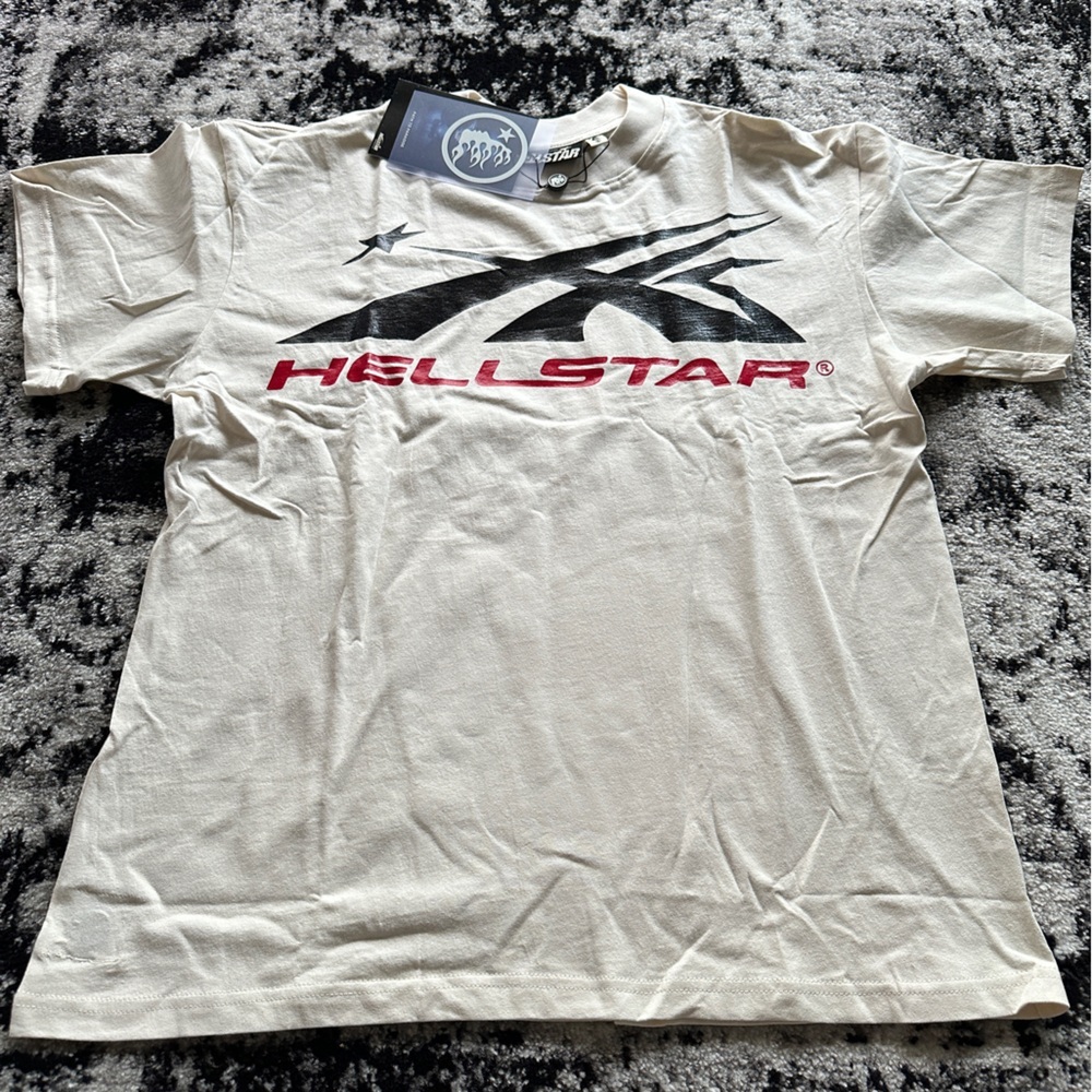 HELLSTAR SPIRTS LOGO GEL 10 WHITE AND RED - Picture 2 of 7